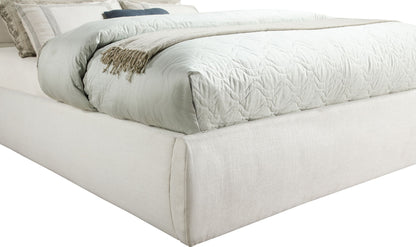 Adam - Linen Fabric Bed With 70.5" Headboard