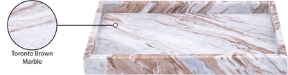 Barletta - Marble Rectangular Tray