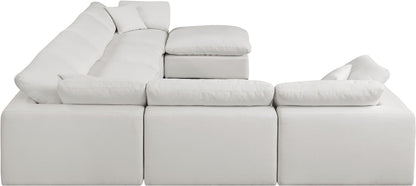 Comfy - 7 Piece Linen Modular Sectional With Chaise