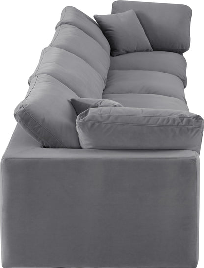 Comfy - Velvet Modular Sofa 4 Seats