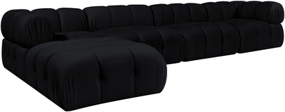 Orin - Fabric Velvet 5 Piece Modular Sectional