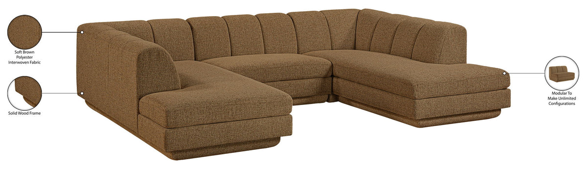 Modari - Sectional - Brown