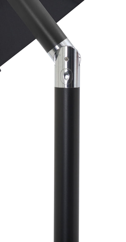 Amalfi - Aluminum Patio Umbrella - Black Base / Black Pole