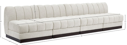 Quinn - 4 Seat Modular Armless Sofa