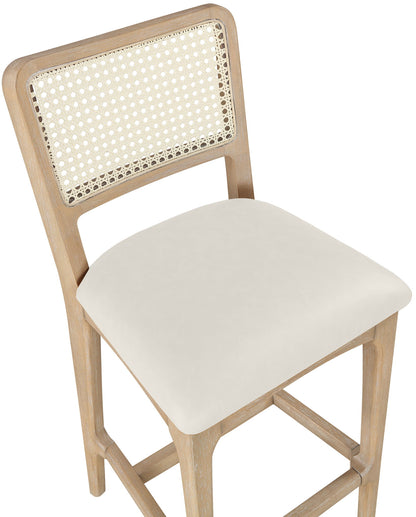 Atrium - Counter Stool With Brushed Natural Base (Set of 2)