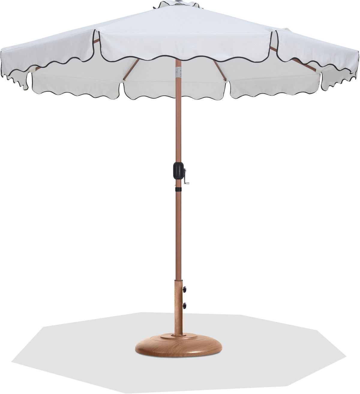 Amalfi - Patio Umbrella - Light Brown Base / Light Brown Pole