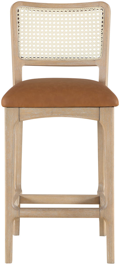 Atrium - Counter Stool With Brushed Natural Base (Set of 2)