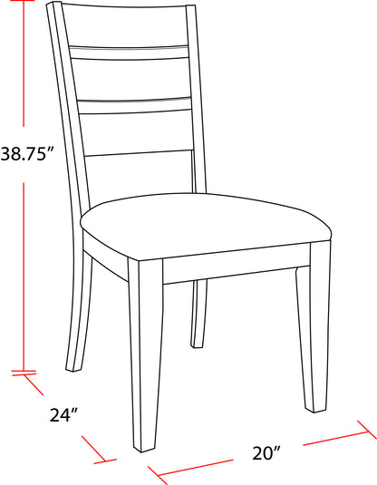 Cedar Fork - Dining Chair (Set of 2) - Smoked Arabica