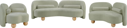 Daphne - Chenille Loveseat
