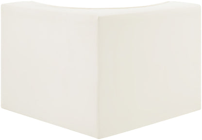 Rummi - Velvet Performance Fabric Upholstered Modular Corner Chair