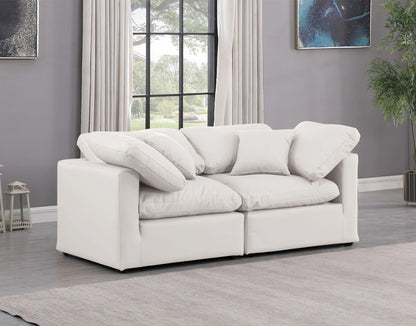 Indulge - Faux Leather 2 Seat Modular Sofa