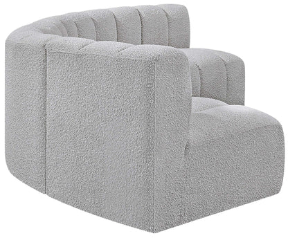 Arc - Boucle Fabric 5 Piece U-Shaped Modular Sofa