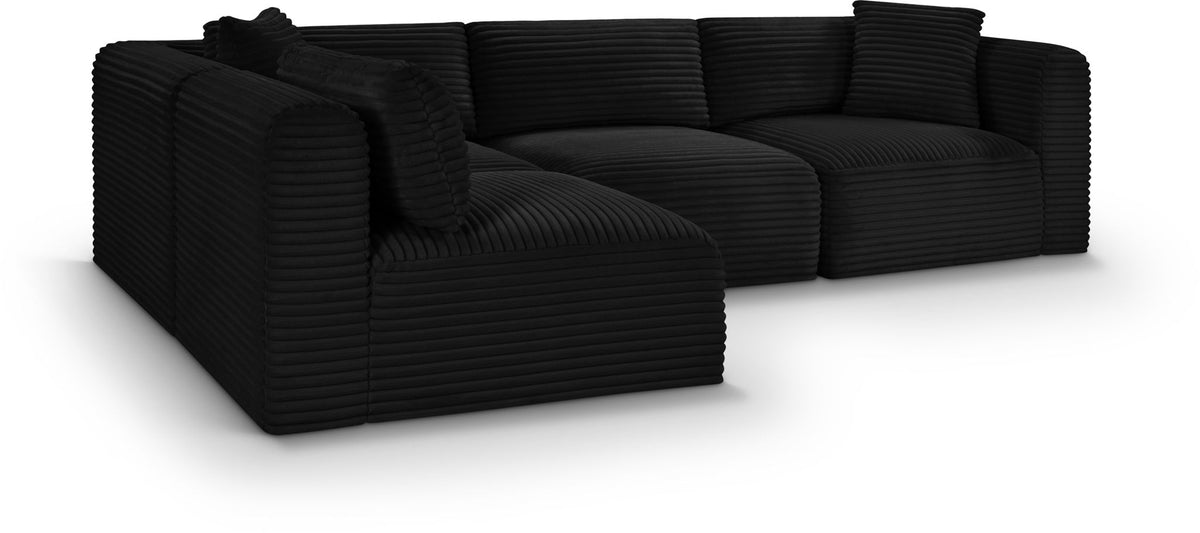 Shaggy - 4 Piece Modular Sectional