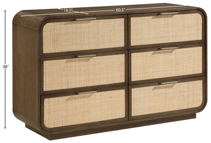 Windsor - Solid Wood Dresser - Brown