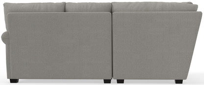 Livingston - Sectional With Comfort Coil Seating, 40" Cocktail Ottoman And Accent Pillows Included