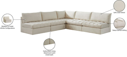 Jacob - Modular Corner Armless Sectional 5 Piece