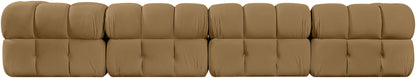 Orin - Fabric Velvet 4 Piece Modular Sofa
