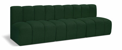 Arc - Boucle Fabric 3 Seats Modular Sofa