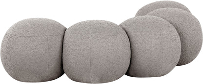 Apollo - Boucle Fabric Bench
