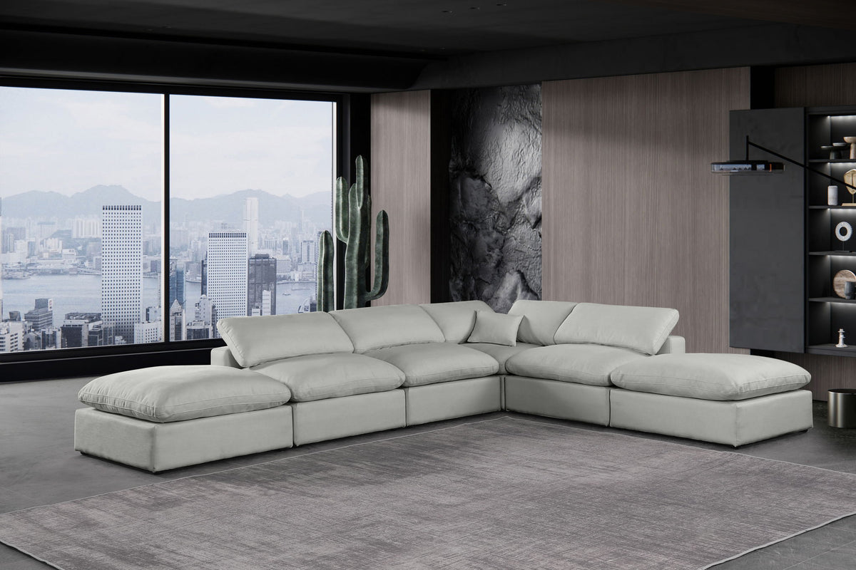 Comfy - 6 Piece Linen Modular Sectional