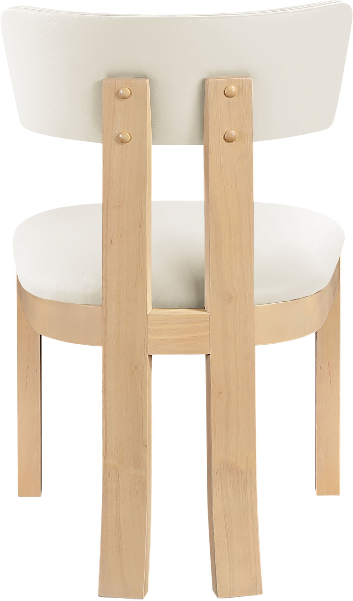 Lavrin - Vegan Leather Dining Side Chair (Set of 2) - Natural Base