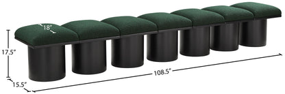 Pavilion - 7 Piece Modular Bench With Black Base