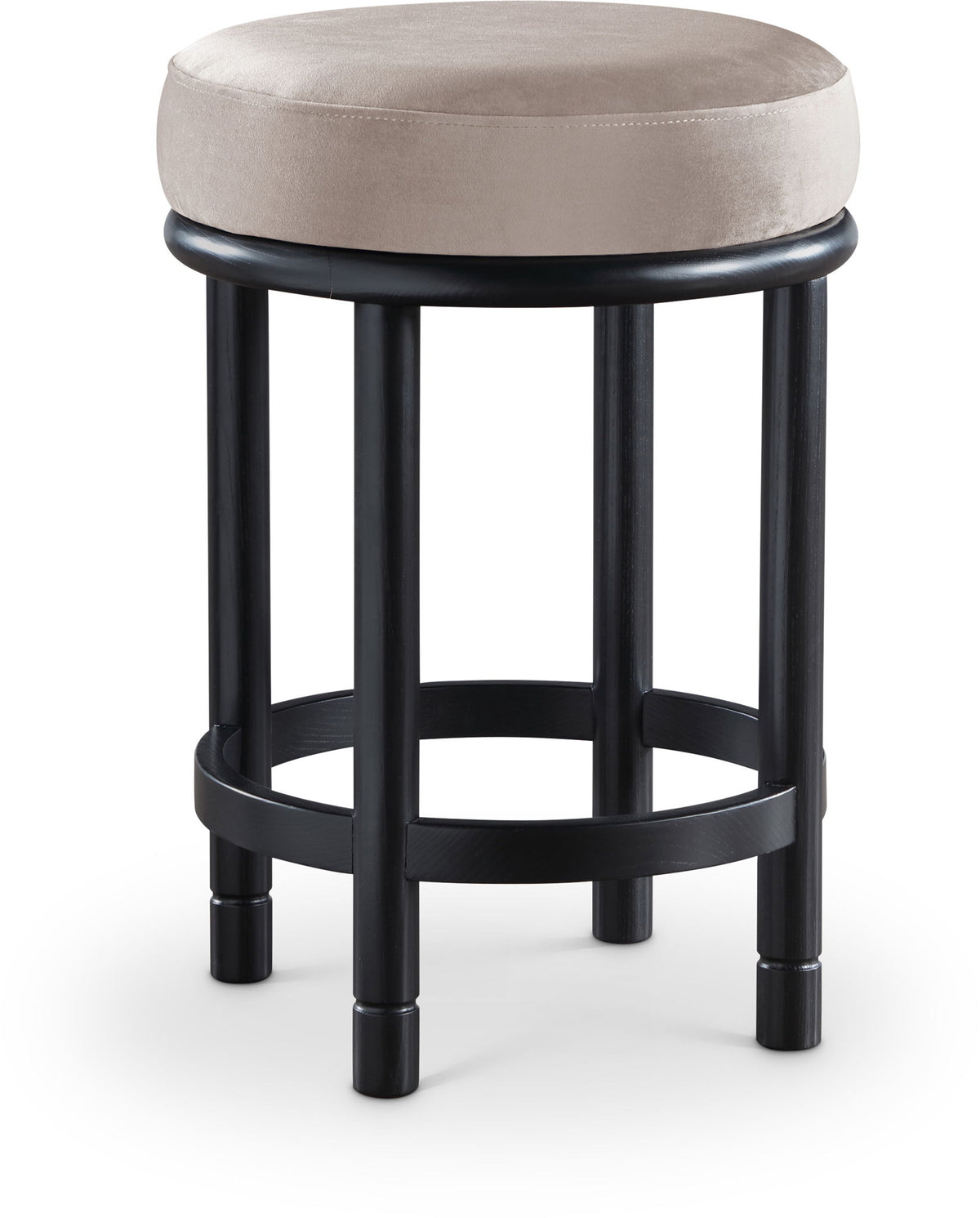 Monette - Counter Stool With Black Base