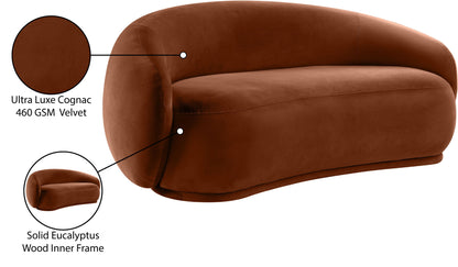 Emery - Loveseat - Cognac