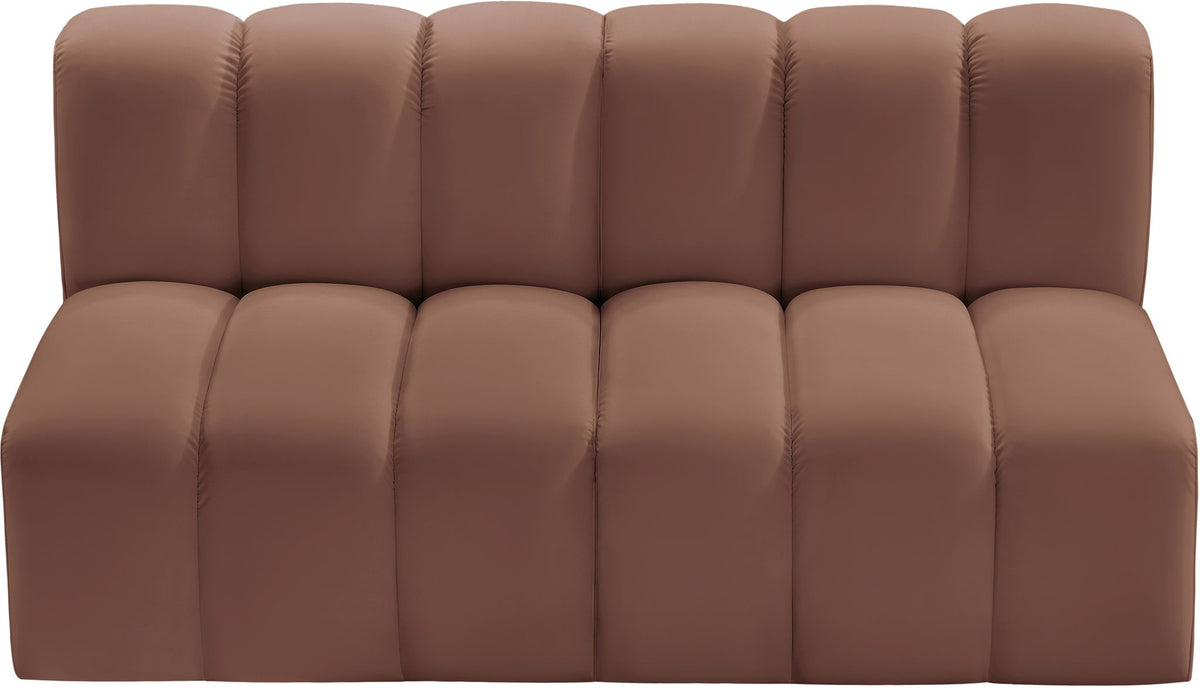Arc - Faux Leather 2 Seats Modular Sofa