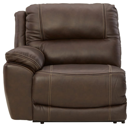 Dunleith - 9-Piece Power Reclining Sectional - Chocolate