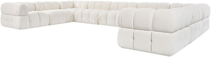 Orin - Velvet Performance Fabric Upholstered 9 Piece Sectional