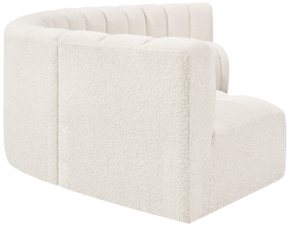 Arc - Boucle Fabric 6 Piece U-Shaped Modular Sofa