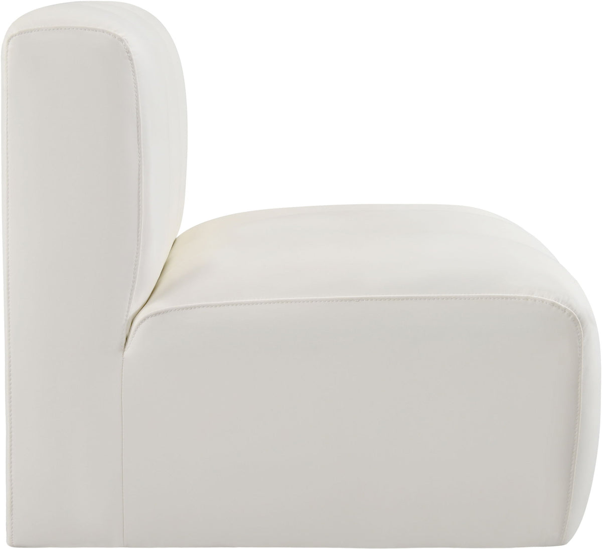 Arc - Faux Leather Straight Chair