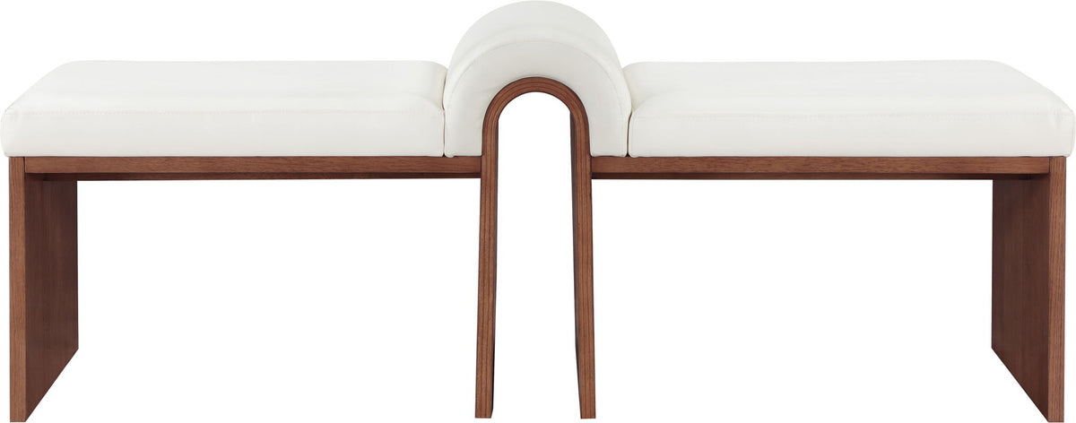 Delphine - Bench - Walnut Base