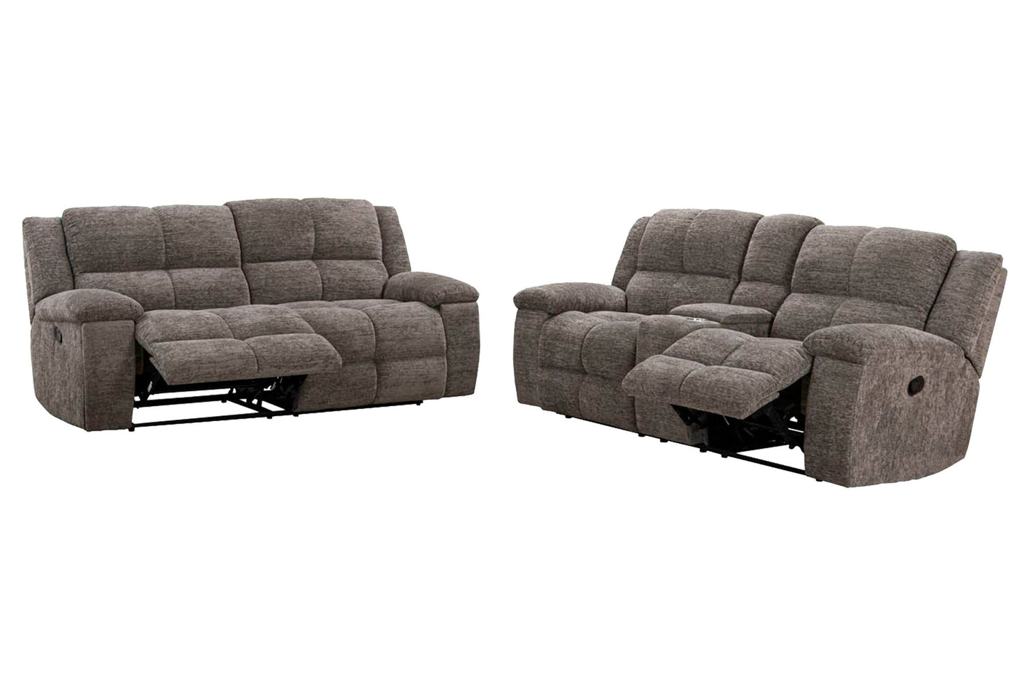 Buster - Manual Reclining Console Loveseat