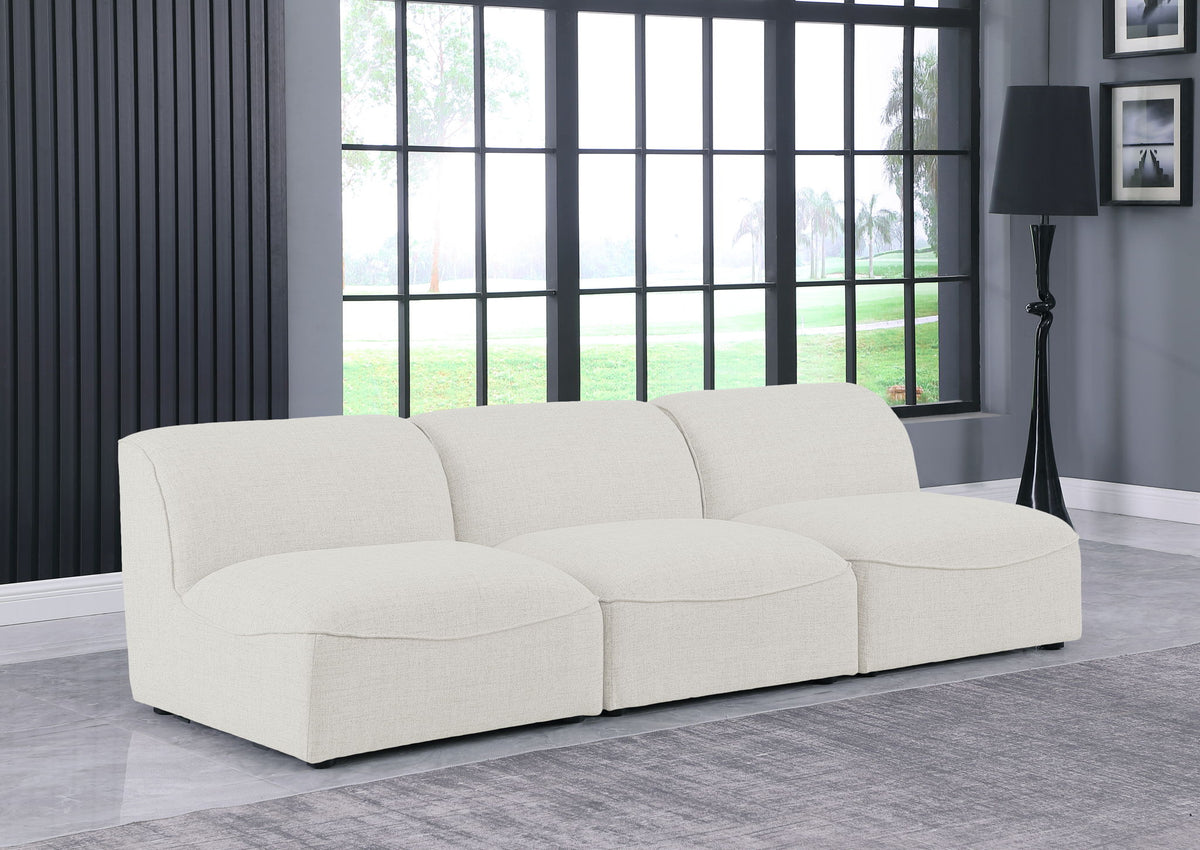 Miramar - 3 Seat Armless Modular Sofa