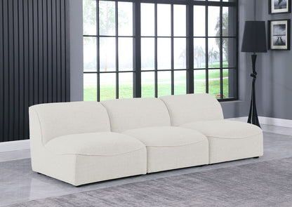 Miramar - 3 Seat Armless Modular Sofa