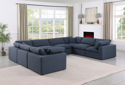 Comfy - 8 Piece Linen Modular Sectional