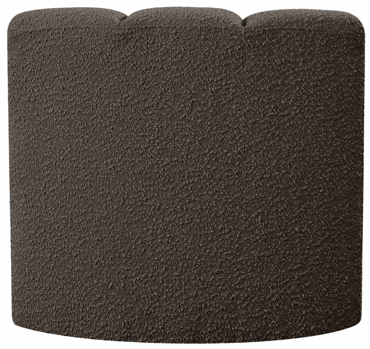 Arc - Boucle Fabric Curved Corner Chair