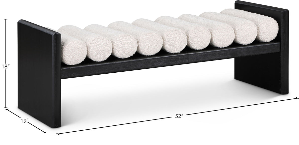 Waverly - Bench With Black Frame