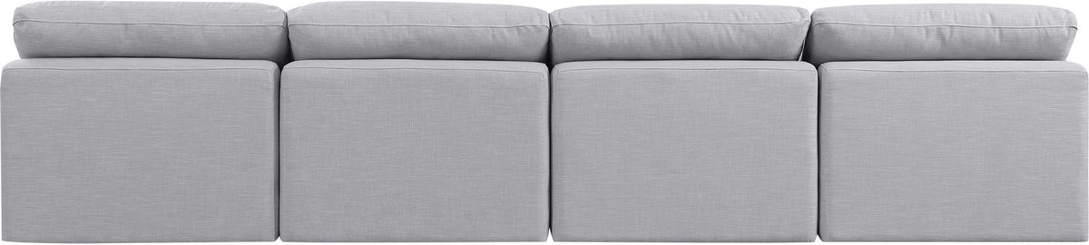 Indulge - Linen 4 Seat Modular Armless Sofa
