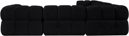 Orin - Velvet 6 Piece Modular L-Shaped Sectional