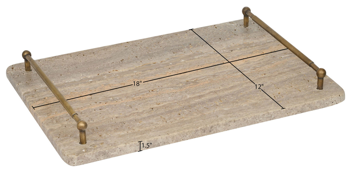 Nathan - Travertine Tray