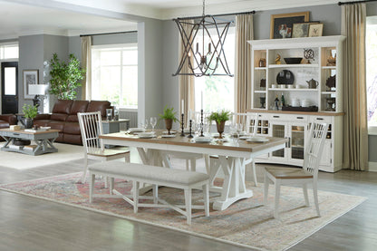 Americana Modern Dining - Upholstered Bench - Cotton