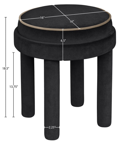 Velin - Velvet Ottoman / Stool