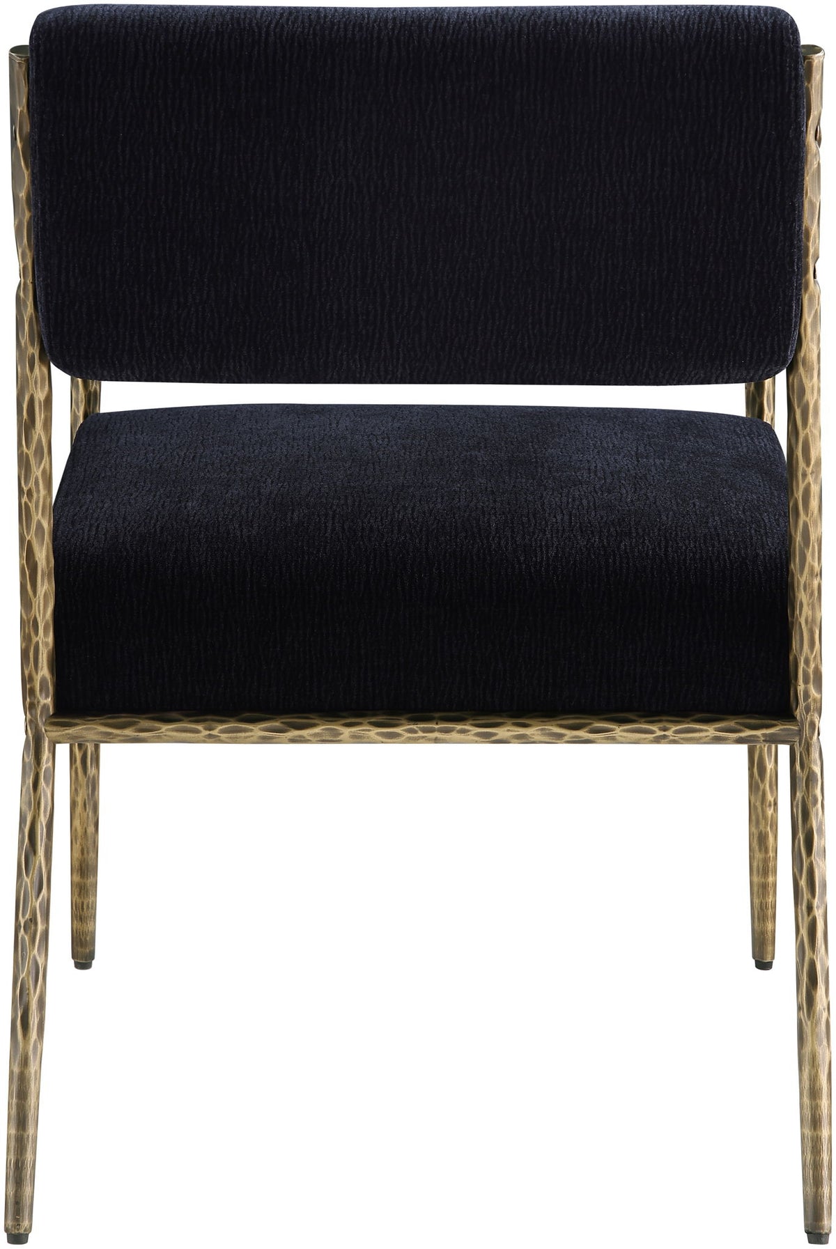 Bastille - Upholstered Dining Arm Chair (Set of 2) - Brass Frame