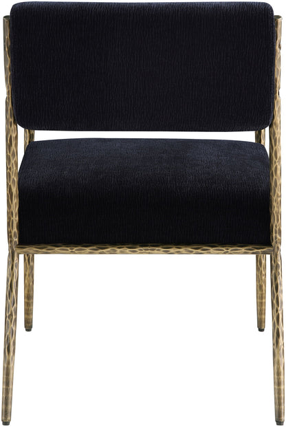 Bastille - Upholstered Dining Arm Chair (Set of 2) - Brass Frame