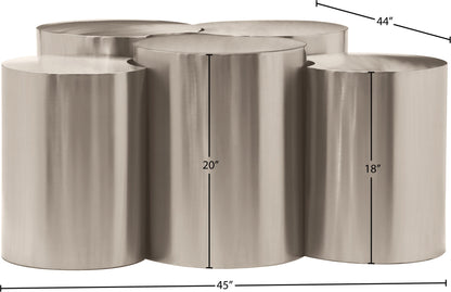 Dimple - 20" 5 Piece Modular Coffee Table