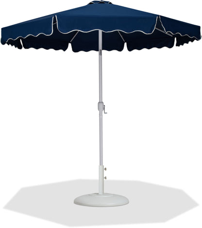 Amalfi - Patio Umbrella - White Base / White Pole