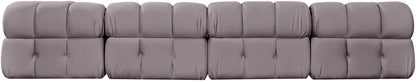 Orin - Velvet 5 Piece Modular Sectional